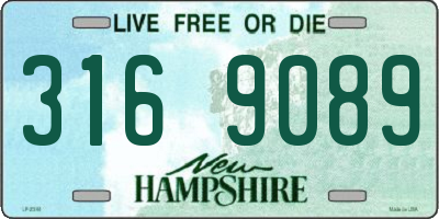 NH license plate 3169089