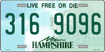 NH license plate 3169096