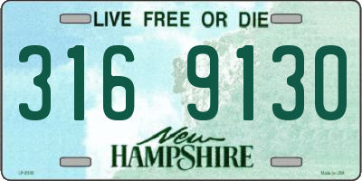 NH license plate 3169130