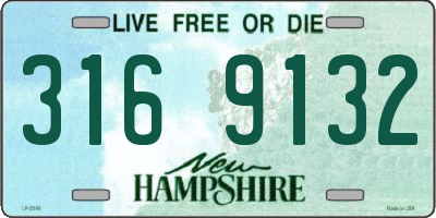 NH license plate 3169132