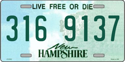 NH license plate 3169137
