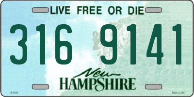 NH license plate 3169141