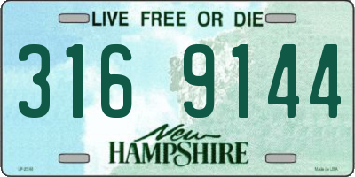 NH license plate 3169144