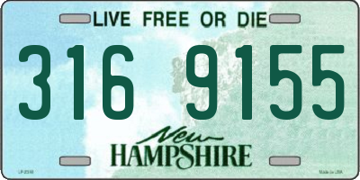 NH license plate 3169155