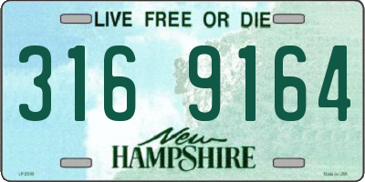 NH license plate 3169164