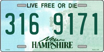 NH license plate 3169171