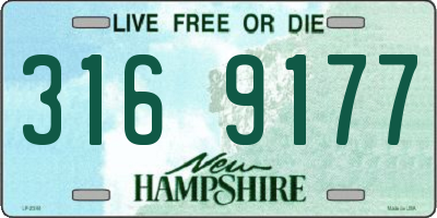NH license plate 3169177