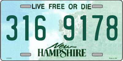 NH license plate 3169178