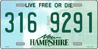NH license plate 3169291