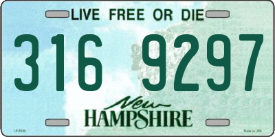 NH license plate 3169297