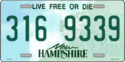 NH license plate 3169339