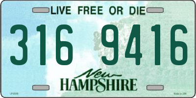 NH license plate 3169416