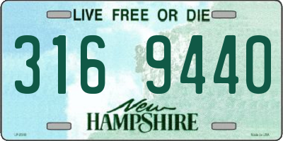 NH license plate 3169440