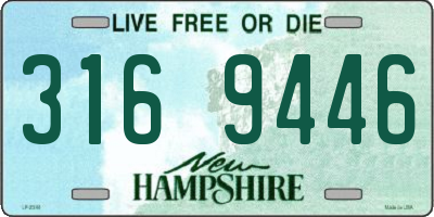 NH license plate 3169446