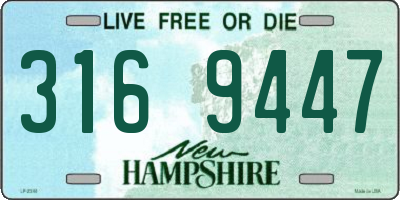 NH license plate 3169447