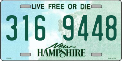 NH license plate 3169448