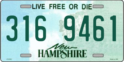 NH license plate 3169461