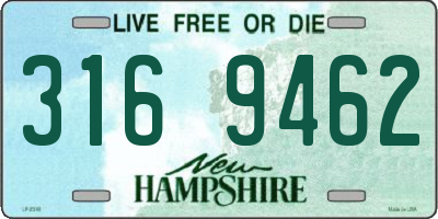 NH license plate 3169462