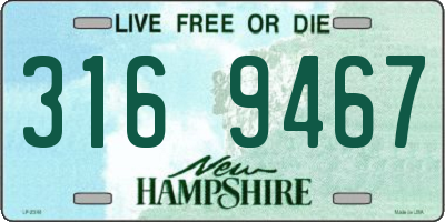 NH license plate 3169467