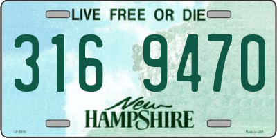 NH license plate 3169470