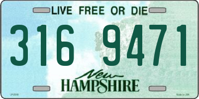 NH license plate 3169471