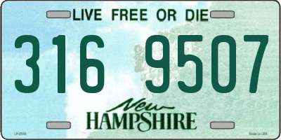 NH license plate 3169507
