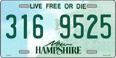 NH license plate 3169525
