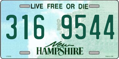 NH license plate 3169544