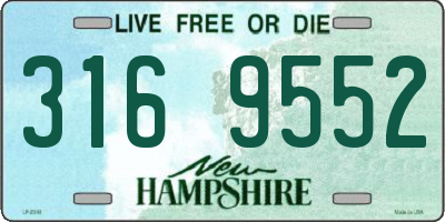 NH license plate 3169552