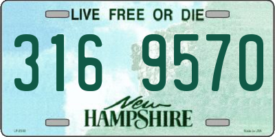 NH license plate 3169570