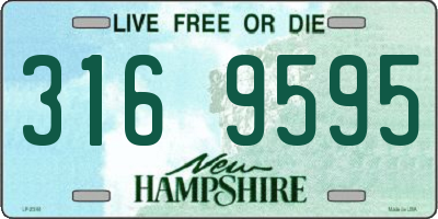 NH license plate 3169595