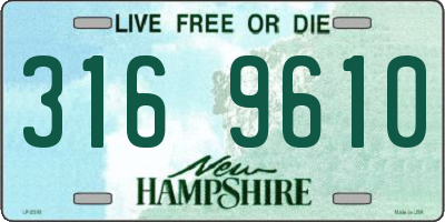 NH license plate 3169610