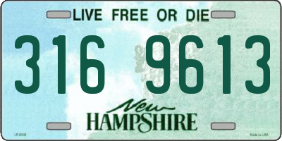 NH license plate 3169613