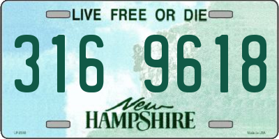 NH license plate 3169618