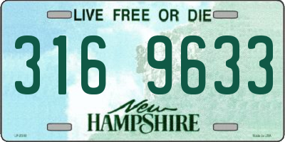 NH license plate 3169633