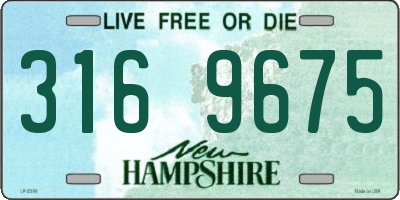 NH license plate 3169675