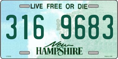 NH license plate 3169683