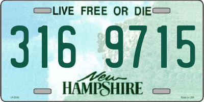 NH license plate 3169715
