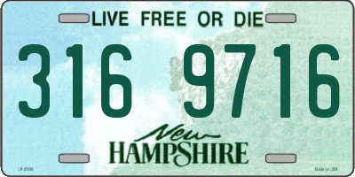 NH license plate 3169716