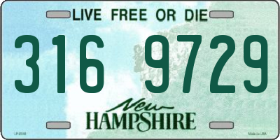 NH license plate 3169729