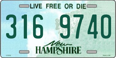 NH license plate 3169740