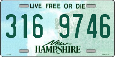NH license plate 3169746