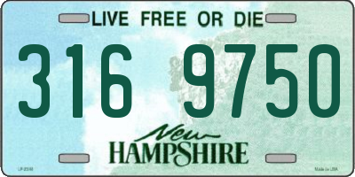 NH license plate 3169750