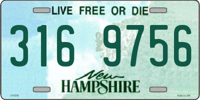NH license plate 3169756