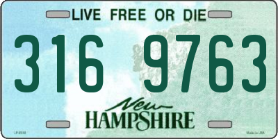 NH license plate 3169763