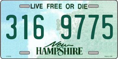 NH license plate 3169775