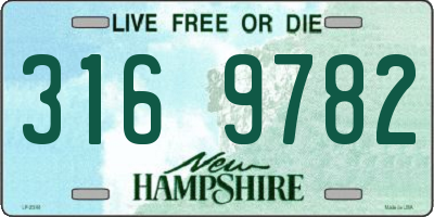 NH license plate 3169782