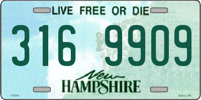 NH license plate 3169909