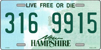 NH license plate 3169915