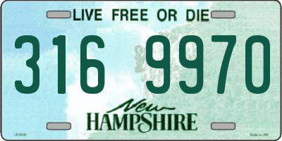 NH license plate 3169970
